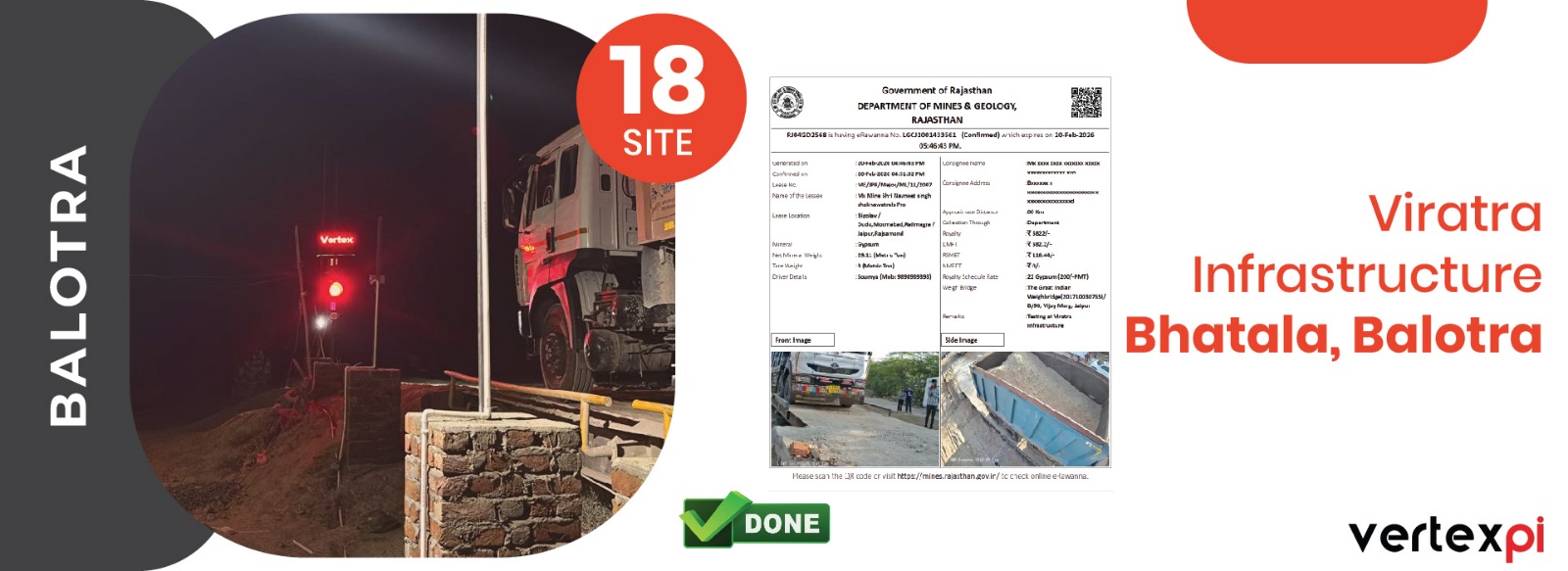 Weighbridge Automation Khairwara, Balotra